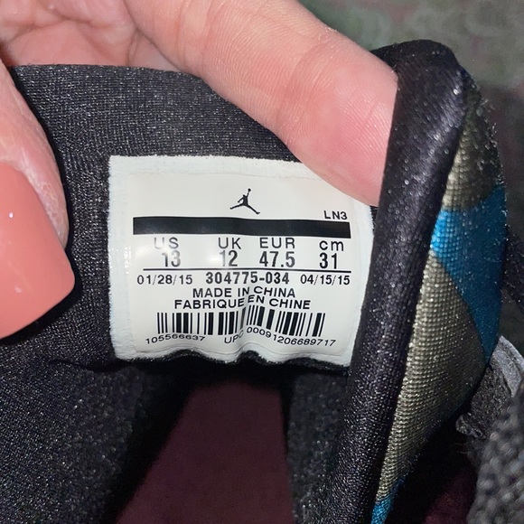 Mismatched sizes 13/11 mens Air Jordan Retro Bordeaux 2015 #7 - Picture 7 of 9